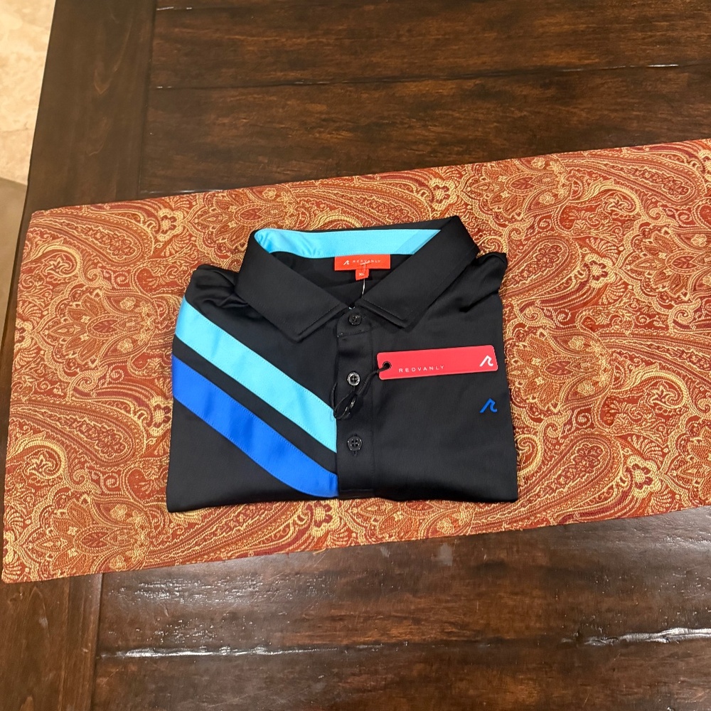 Redvanly Men’s XL Tuxedo Westin Performance Polo MSRP $110